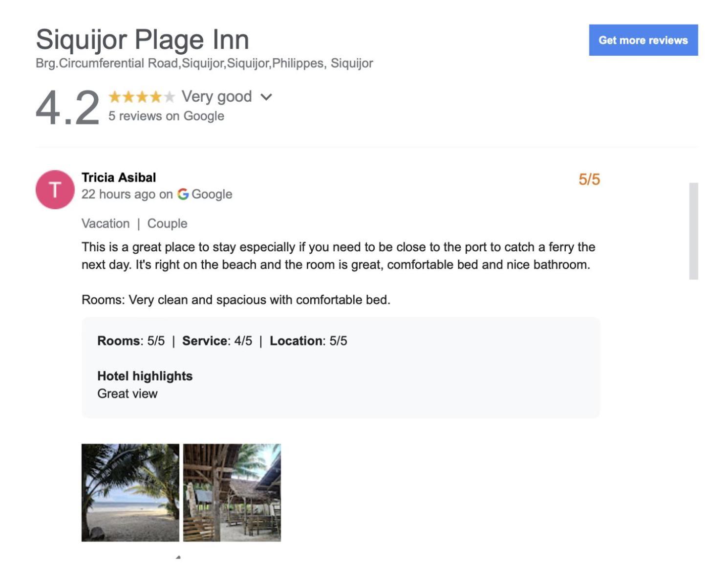 Siquijor Plage Inn Exteriör bild